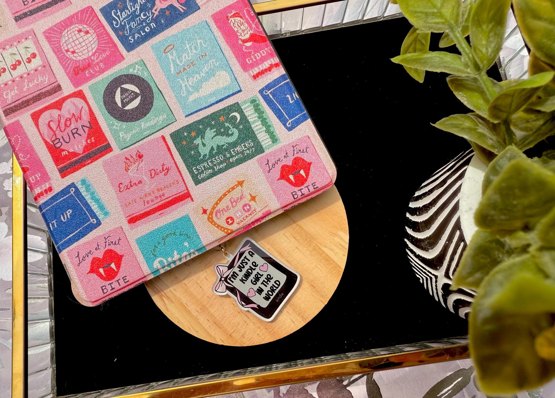 Kindle USB-C Dust Plug Charm – “Just a Kindle Girl in the World” | E-Reader Accessory for Book Lovers, BookTok Gift